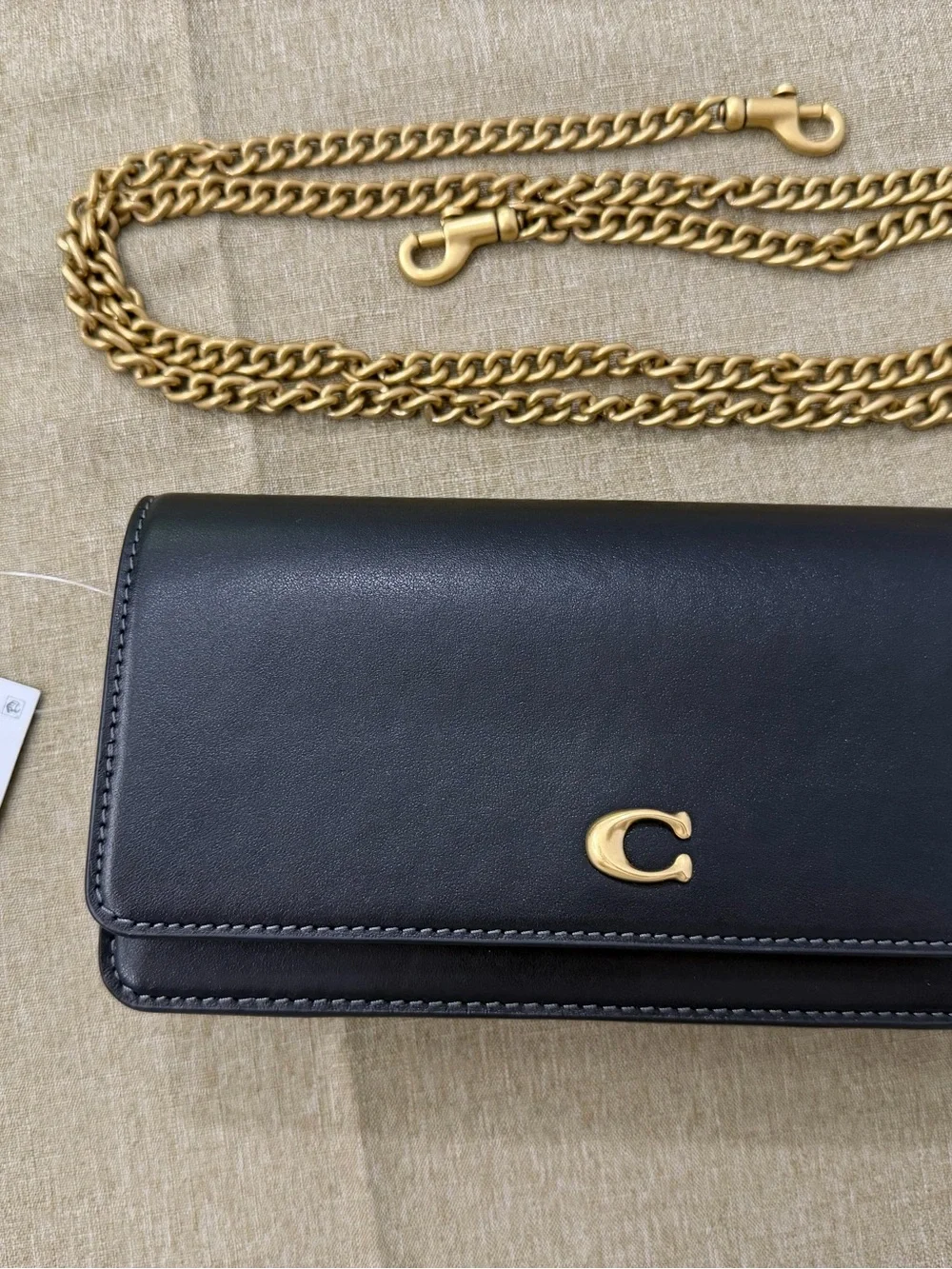Coach sleek black